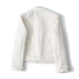 Women Jacket round Neck Loose Breasted Coat