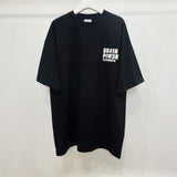 Vetements T Shirts Vtm Werther Cute Washed Loose Short Sleeve Men and Women