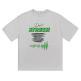 Vetements T Shirts Vtm Werther Cute Washed Loose Short Sleeve Men and Women