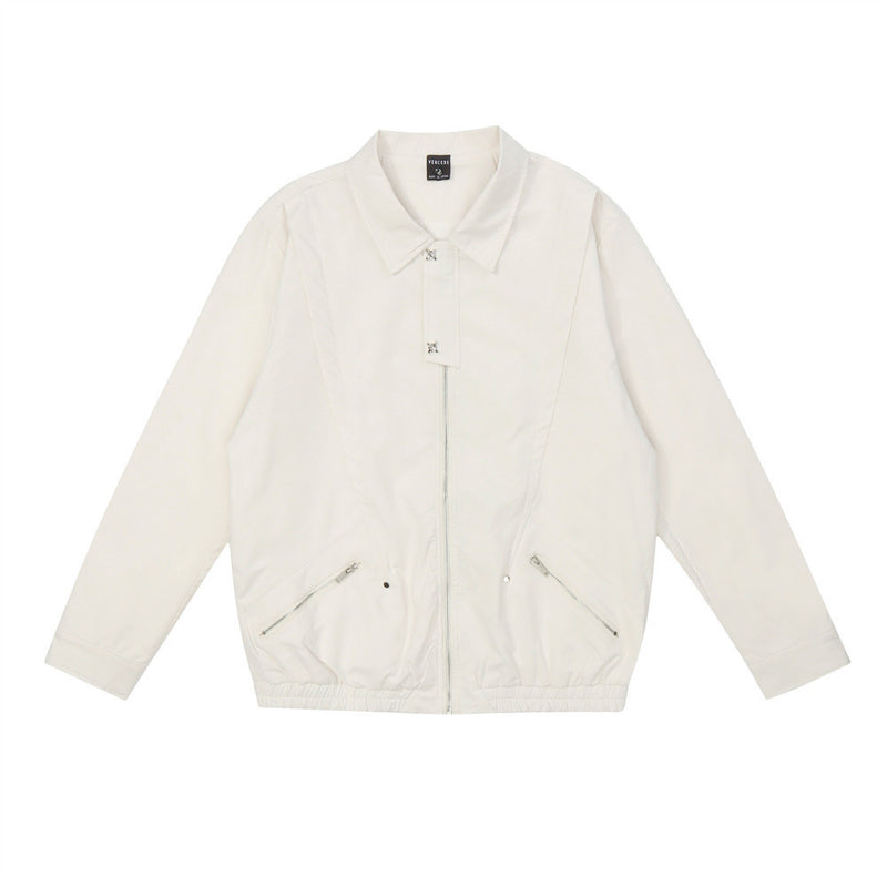 Men Jacket Coat Fall Loose Long Sleeve Jacket
