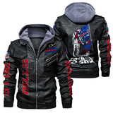 Cyberpunk 2077 Jacket Bill Detachable Pu Motorcycle Printed Leather Jacket