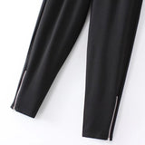 Women Sweatpants Casual Pants Spring and Autumn Striped Pants