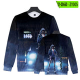 Cyberpunk 2077 Jacket Baseball Uniform Long Sleeve Fleece Button Jacket