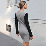 Women Dress Knitted Hollow Sheath Skirt