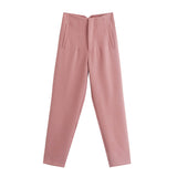 Women Sweatpants Summer Straight Harlan Casual Suit Pants