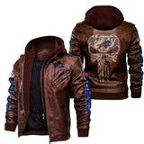 Cyberpunk 2077 Jacket Bill Detachable Pu Motorcycle Printed Leather Jacket