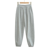 Women Sweatpants Fall/Winter Loose Tappered Velvet Sweatpants Casual Pants
