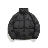 Unisex Coat Winter Solid Color Couple down Jacket