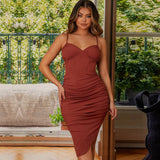 Women Dress Sexy Hip Knitwear Sling Dress