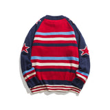 Unisex Sweater Winter Vintage Stripe