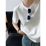 Women T Shirt Letter Embroidered Simple Short Sleeve T-shirt