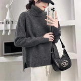 Women Knitwear Autumn and Winter Turtleneck Knitwear Sweater