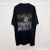 Vetements T Shirts Vtm Werther Cute Washed Loose Short Sleeve Men and Women
