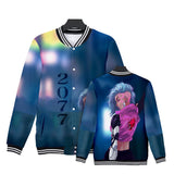 Cyberpunk 2077 Jacket Baseball Uniform Long Sleeve Fleece Button Jacket