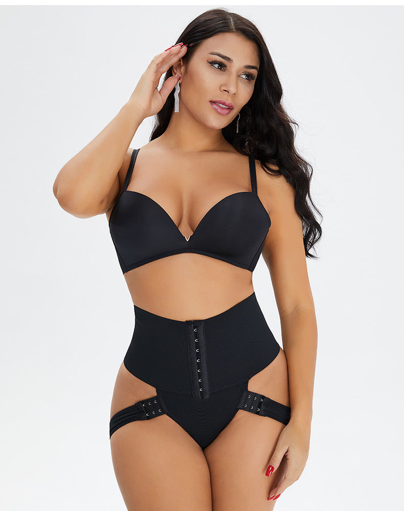 Butt Lifter Mid-Waist Belly Contracting Adjustable Breasted Lifting Device Hip Lifting Shorts