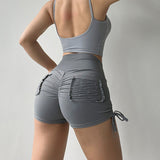Women Yoga Sports Shorts Sports Pleated Shorts Women's Summer Fitness Pants