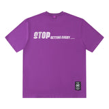 Men T Shirt Smiley Printed Oversize Half Sleeve T-shirt