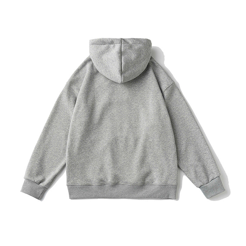 Unisex Winter Cotton Coat Retro Loose Fleece Lined Warm Top
