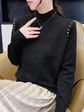 Women Knitwear Autumn and Winter Turtleneck Sweaters Bottoming Shirt