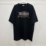 Vetements T Shirts Vtm Werther Cute Washed Loose Short Sleeve Men and Women