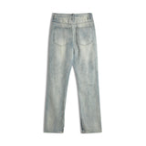 Men Jeans Ripped Jeans Men Baggy Straight Trousers