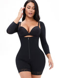 Long Sleeve Adjustable Sling Breasted Zipper Waist Slimming and Belly Contracting Hip Tight Body Shaping Body Shaper