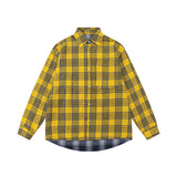 Unisex Jacket Autumn Plaid Shirt