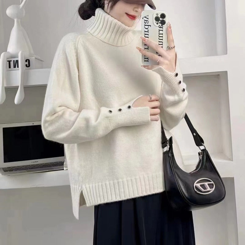 Women Knitwear Autumn and Winter Turtleneck Knitwear Sweater