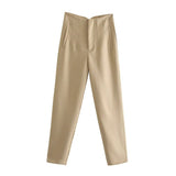 Women Sweatpants Straight Harlan Casual Suit Pants