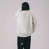 Unisex Sweater Fall Crew Neck Pullover Sweater