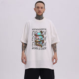 Men T Shirt Summer Printed round Neck Casual Short Sleeve T-shirt