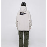 Unisex Jacket Black Warrior Mechanical Style Coat Hooded Jacket Shell Jacket