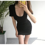 Women Dresses Summer U-Neck Dress