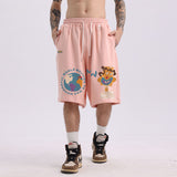 Men Shorts Hip Hop Cartoon Printed Sports Shorts Summer