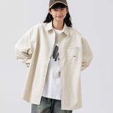 Unisex Jacket Autumn Loose Thick Shirt