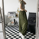 Women Sweatpants Loose Wide-Leg Workwear Casual Pants