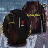 Cyberpunk 2077 Hoodie Samurai Themed Hoodie Sweatshirt Surrounding the Game