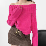 Women Sweater Knitwear Turtleneck Sweater Women's Autumn Striped Short Style Knitwear Women's Coat