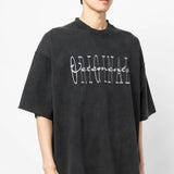 Vetements T Shirt VTM Werther Cute Embroidered Letter Loose Short Sleeve T-shirt