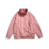 Unisex Jacket Vintage Spring and Autumn Coat Men's and Women's Casual Loose Lapel Jacket