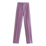 Women Sweatpants Casual Suit Pants Business Pants Fall Baggy Straight Trousers