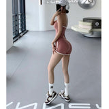 Women Yoga Sports Shorts Quick-Drying Stitching Sports Shorts Women's Casual Yoga Shorts