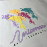 Vetements Hoodie VTM Color Dolphin Letter Printed Hoodie
