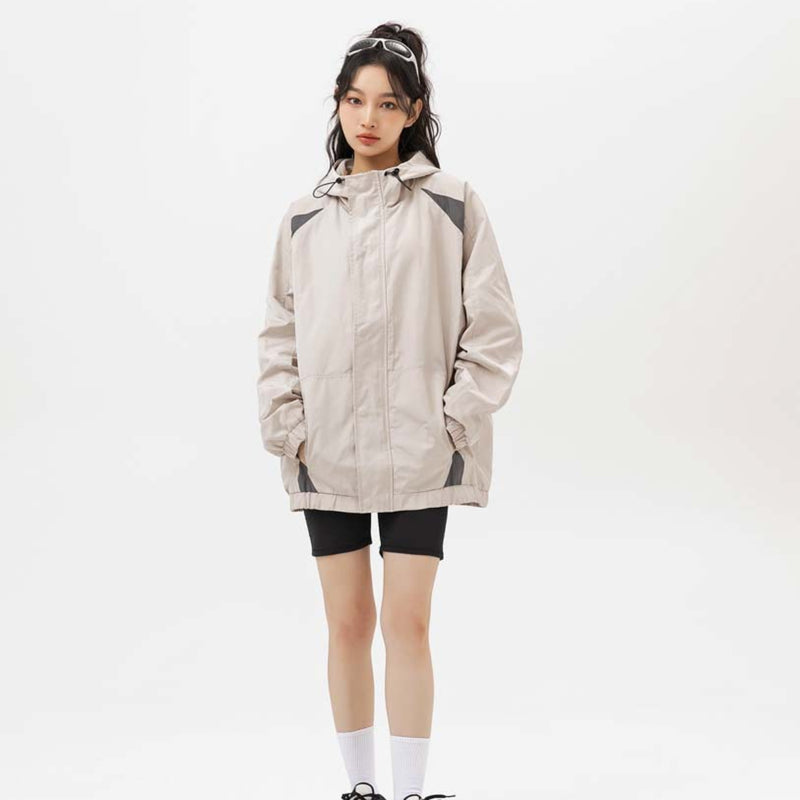 Unisex Jacket Autumn Printed Hooded Jacket