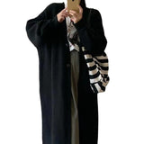 Women Knitwear Fall/Winter V-neck Sweater Coat Female Loose Knitted Cardigan