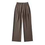 Women Sweatpants Straight Loose Black Trousers Casual Wide Leg Pants