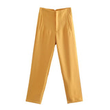 Women Sweatpants Straight Harlan Casual Suit Pants