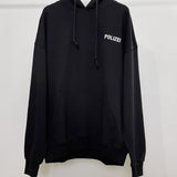 Vetements Hoodie VTM Letter Photo Velvet Padded Loose Hooded Sweater