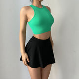 Women Yoga Sports Shorts Quick-Drying Sports Running Golf Short Skirt Sexy Shorts