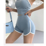 Women Yoga Sports Shorts Quick-Drying Stitching Sports Shorts Women's Casual Yoga Shorts